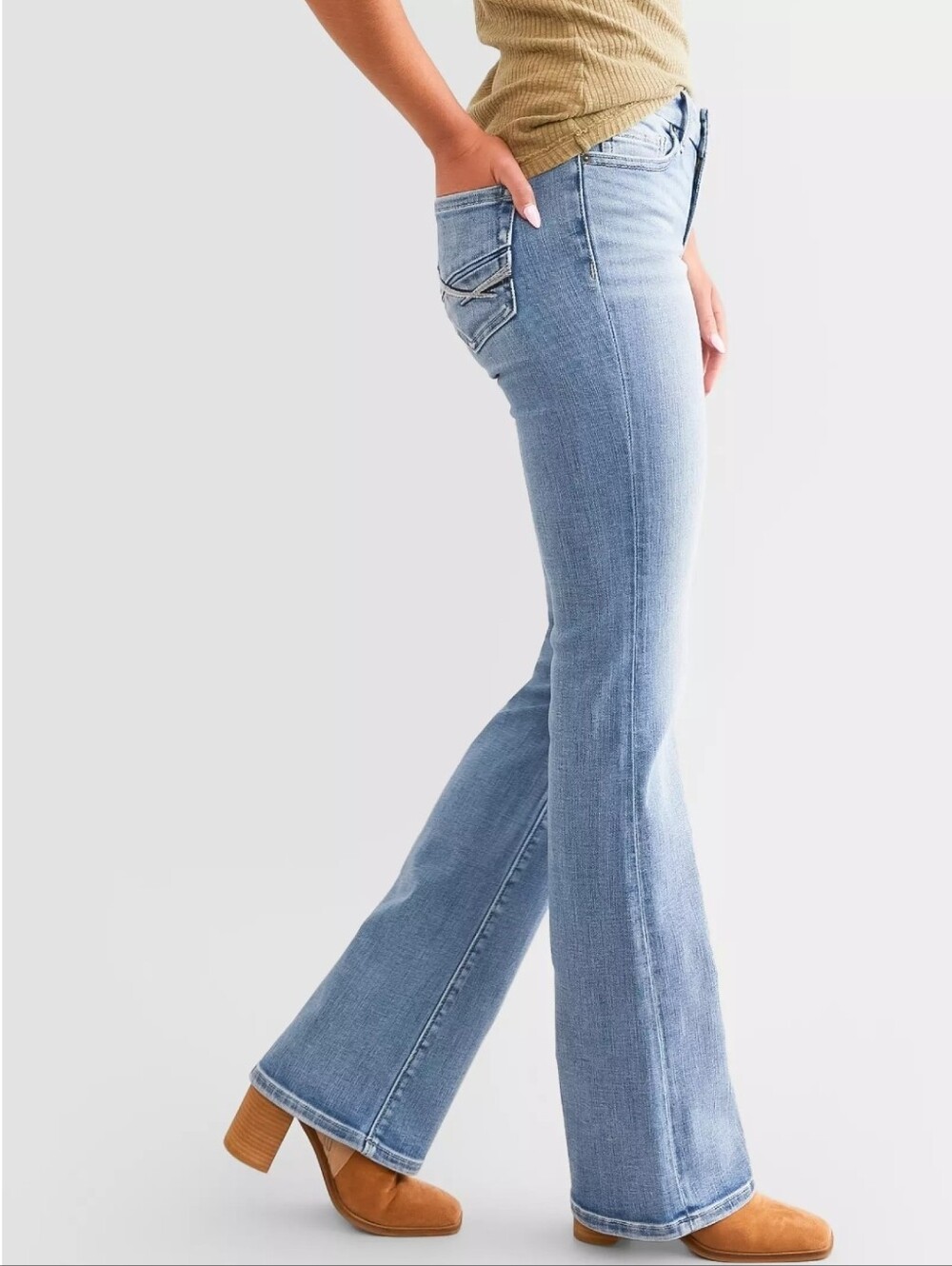 BKE Stella Mid-Rise Boot Stretch Jean - 28 x 33 1/2